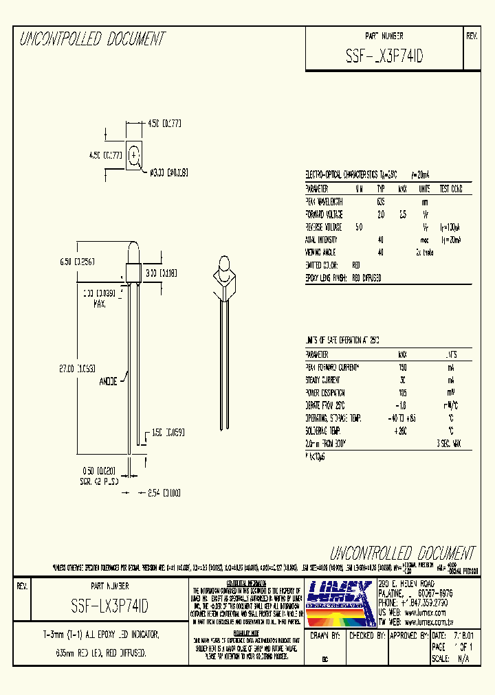 SSF-LX3P74ID_2034360.PDF Datasheet