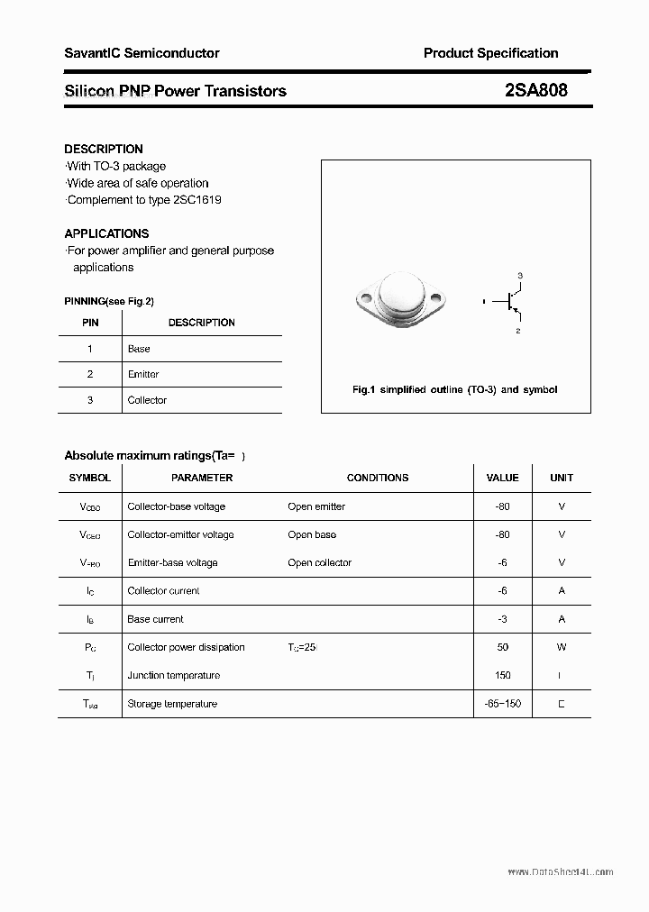 2SA808_2090412.PDF Datasheet