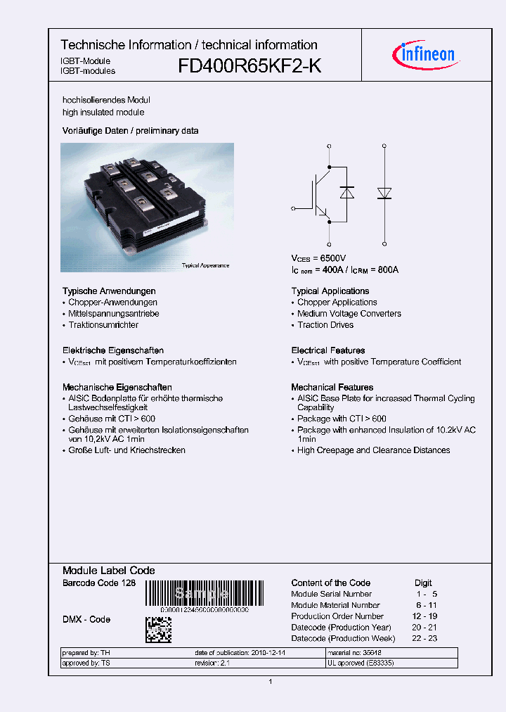 FD400R65KF2-K_2214217.PDF Datasheet