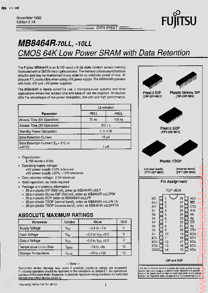 MB8464R_2272805.PDF Datasheet