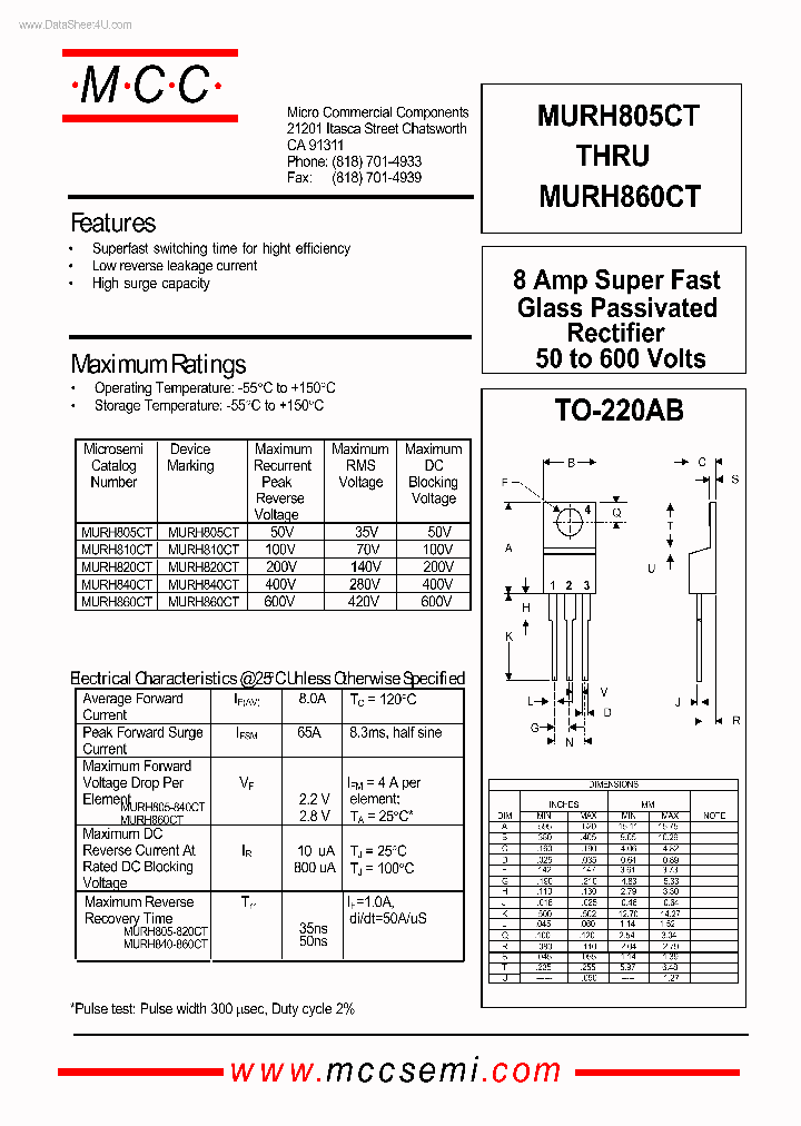 MURH860CT_2274289.PDF Datasheet