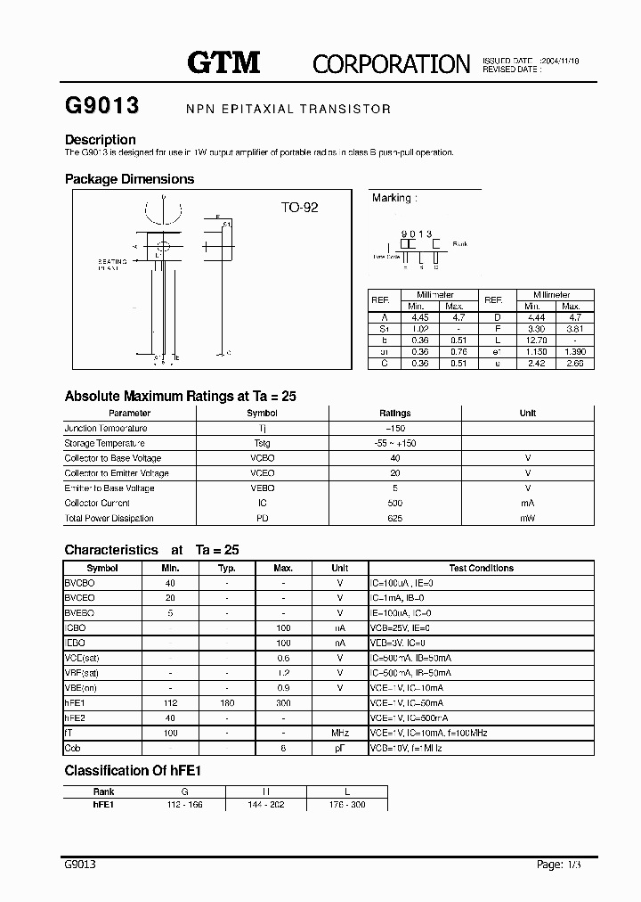 G9013_2338306.PDF Datasheet