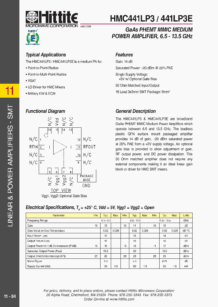 HMC441LP309_2590268.PDF Datasheet