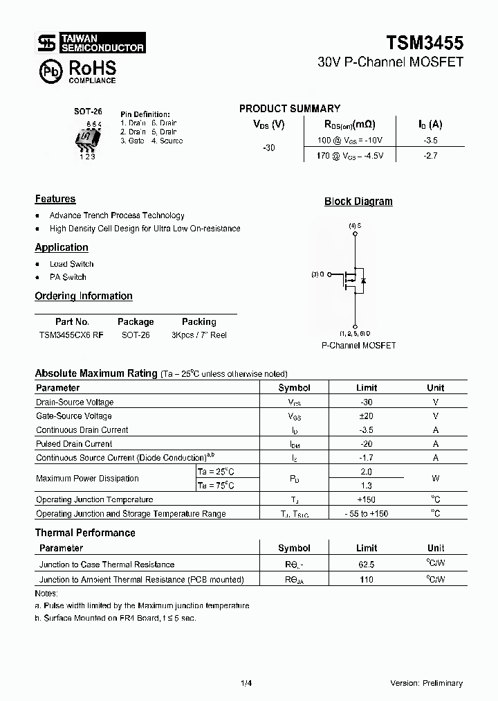 TSM3455CX6RF_2962934.PDF Datasheet