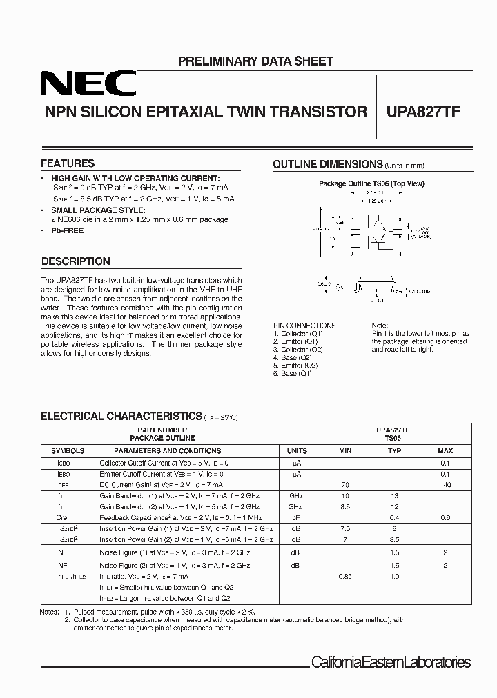 UPA827TF-T1-A_3163712.PDF Datasheet