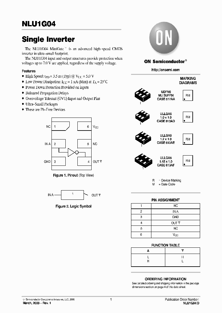 NLU1G04CMX1TCG_3370646.PDF Datasheet