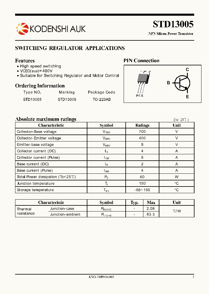 STD13005_3621383.PDF Datasheet