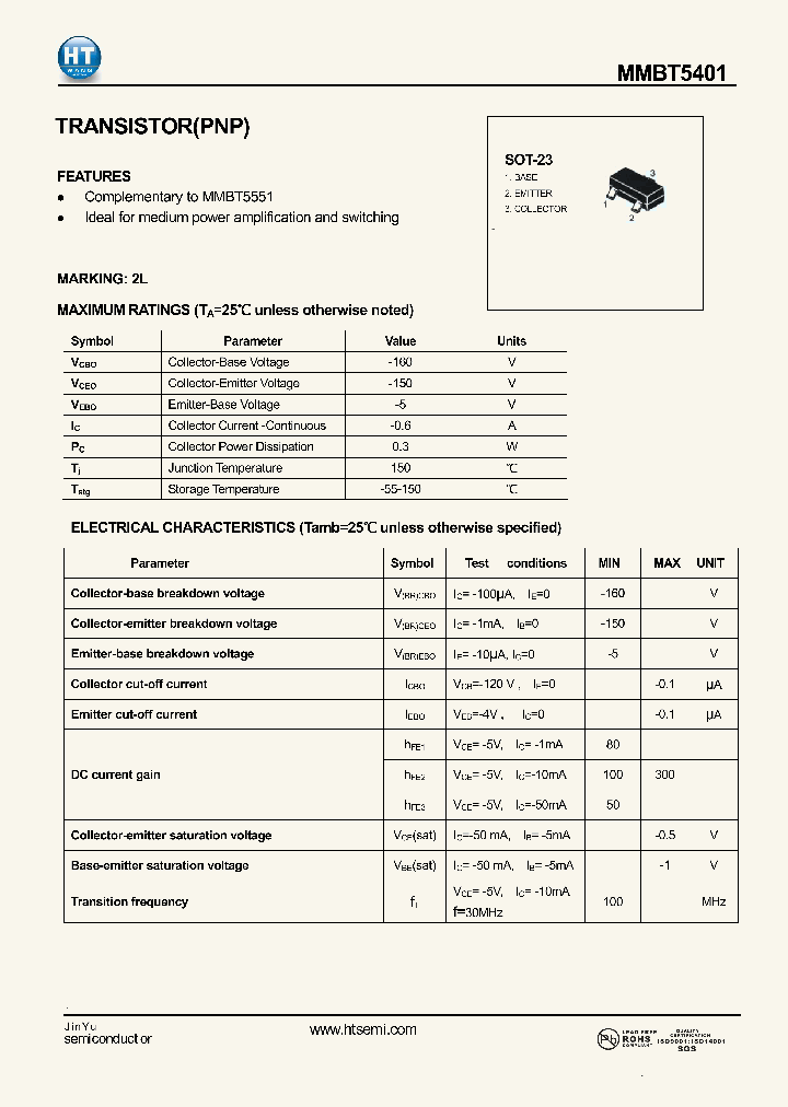 MMBT5401_3642074.PDF Datasheet