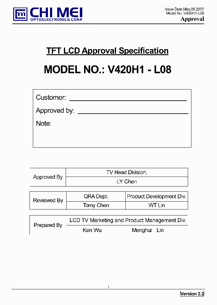 V420H1-L08_3675129.PDF Datasheet