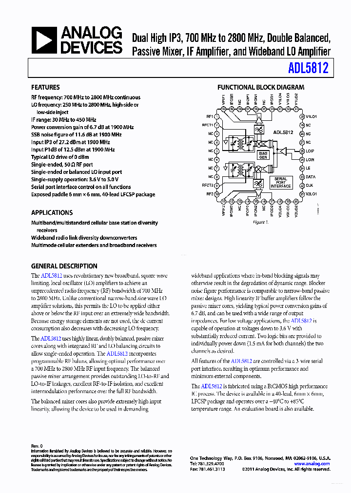 ADL5812_3695356.PDF Datasheet