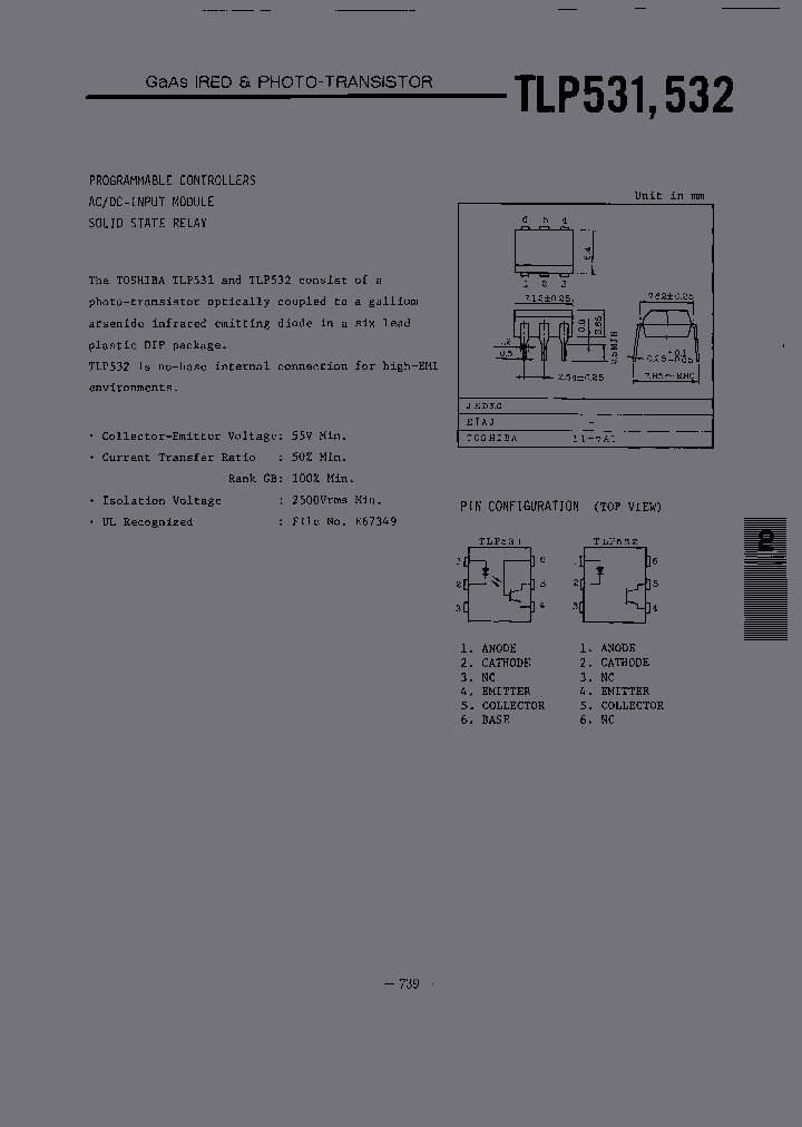 TLP531YG-LF1_3753599.PDF Datasheet