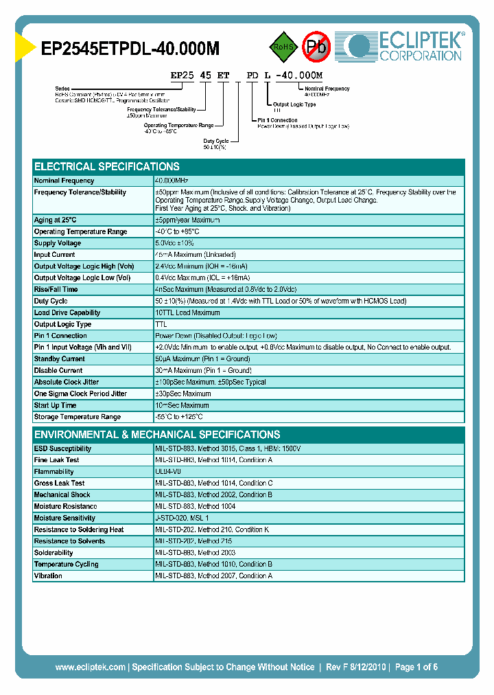 EP2545ETPDL-40000M_3824323.PDF Datasheet