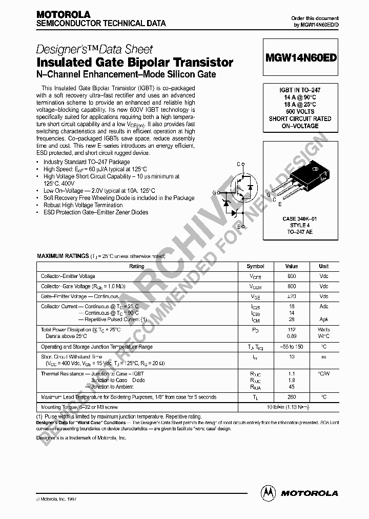 MGW14N60ED-D_4115675.PDF Datasheet