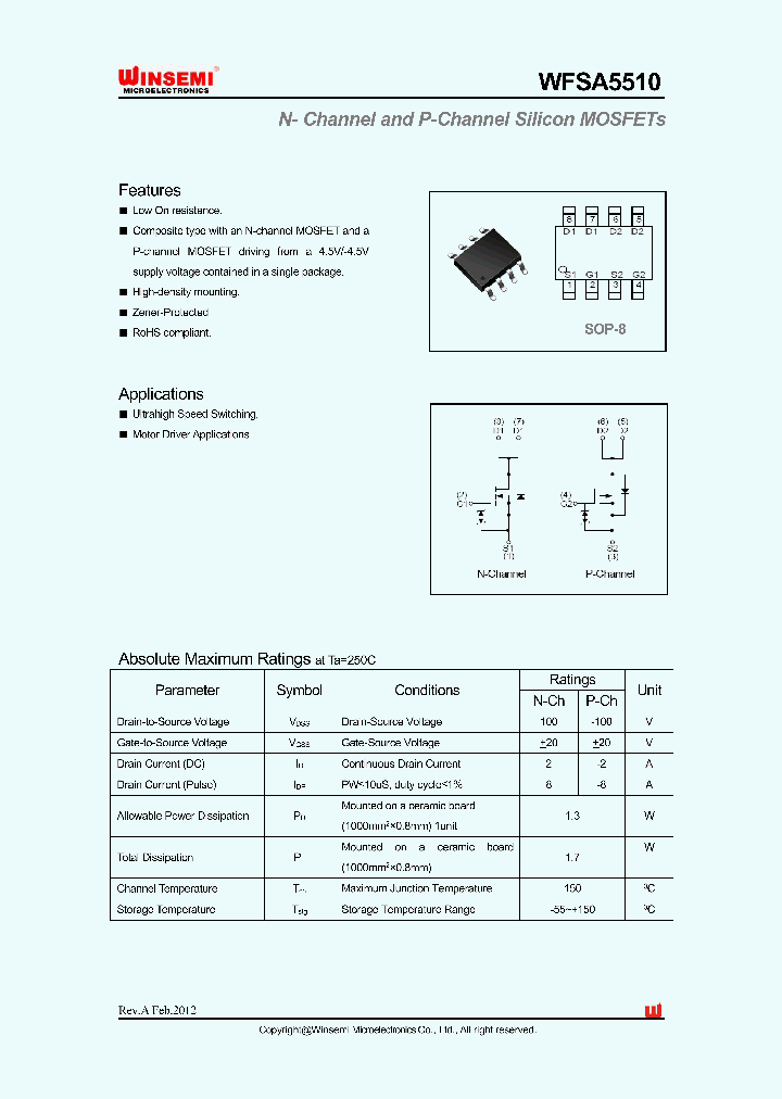 WFSA5510_4237174.PDF Datasheet