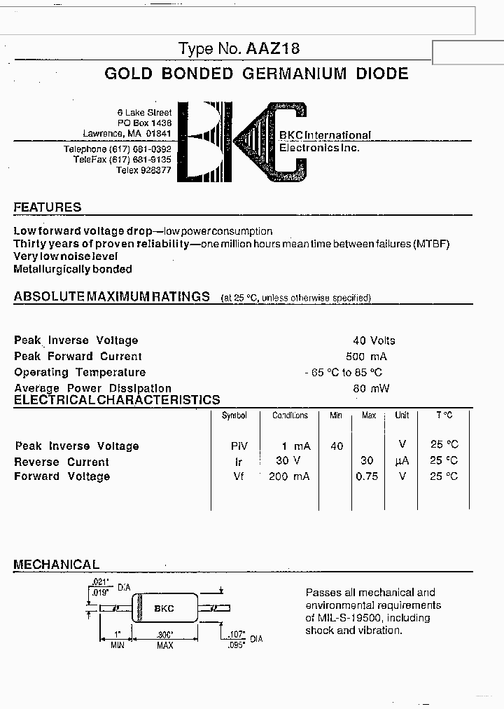 AAZ18_4264185.PDF Datasheet