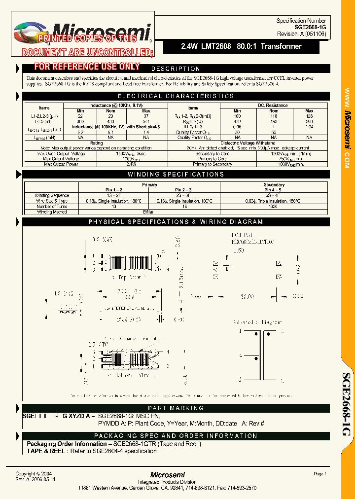 SGE2604-1G_4504431.PDF Datasheet