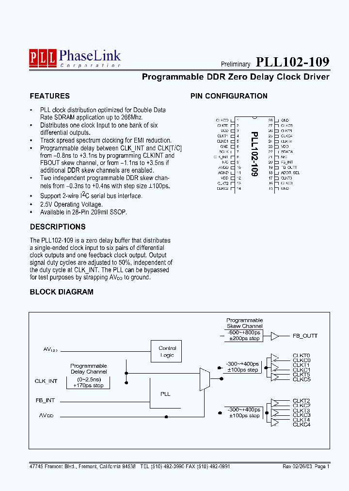PLL102-109XM_4512435.PDF Datasheet