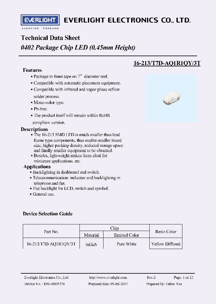 16-213-T7D-AQ1R1QY-3T11_4522034.PDF Datasheet