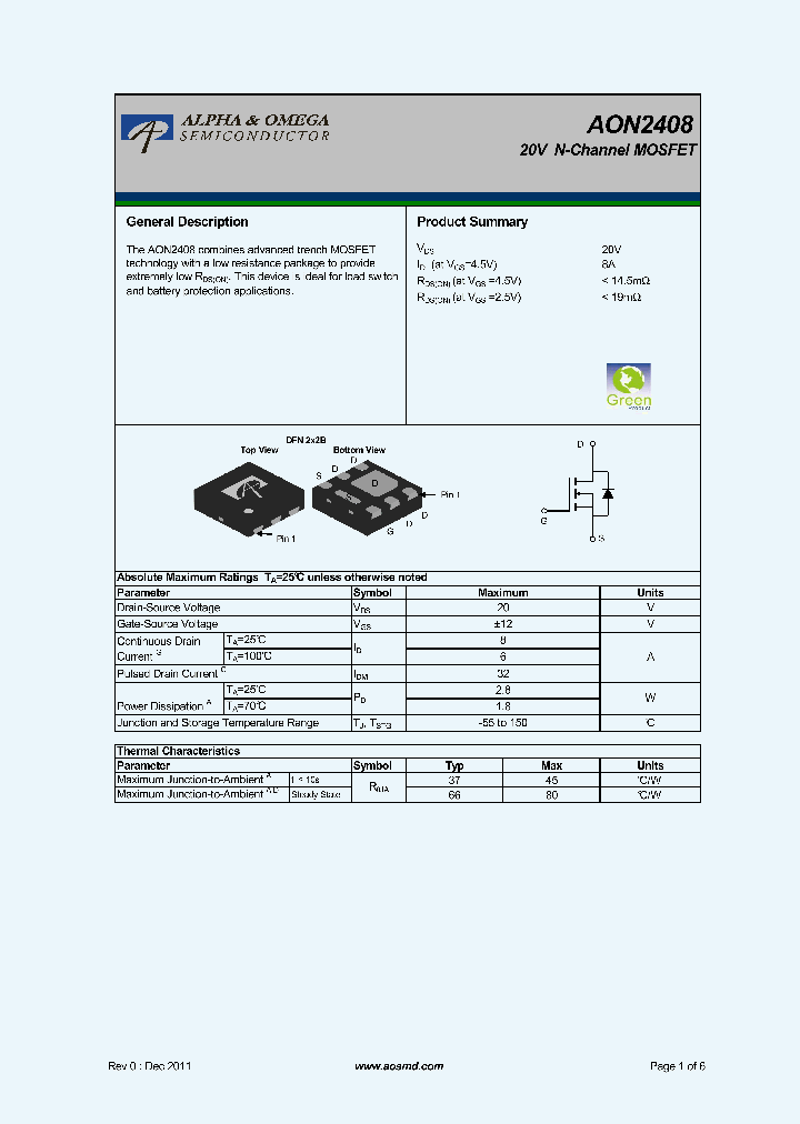 AON2408_4634163.PDF Datasheet