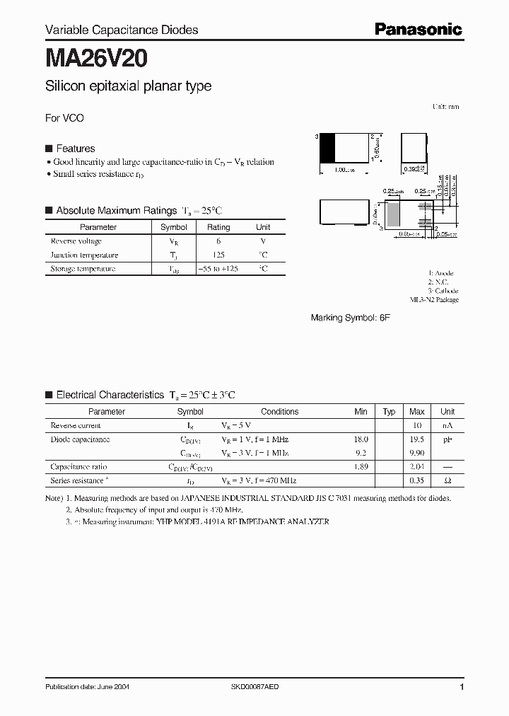 MA26V20_4719463.PDF Datasheet