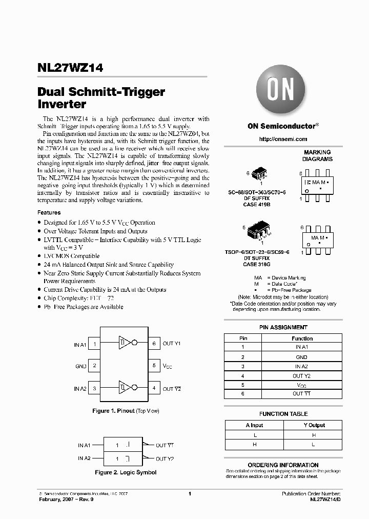 NL27WZ14DFT2G_4771414.PDF Datasheet