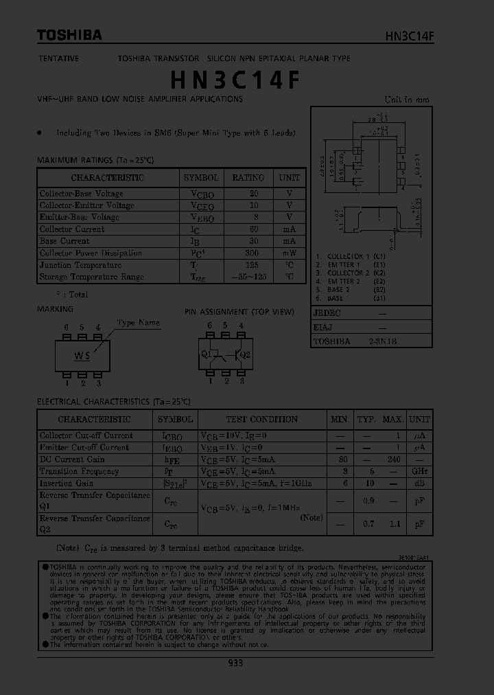 HN3C14F_4820317.PDF Datasheet