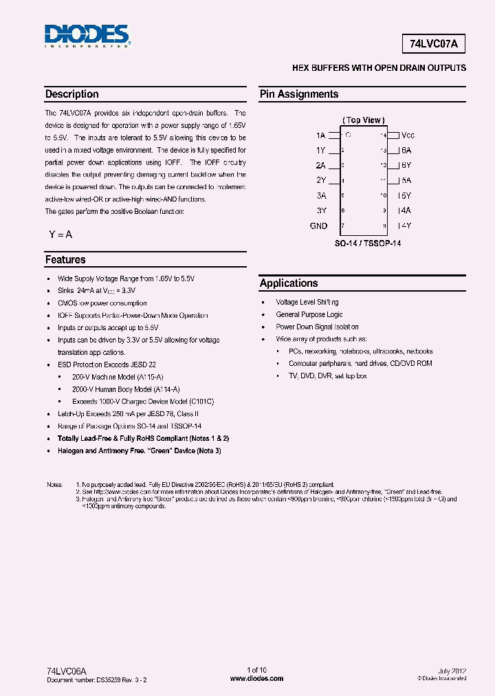 74LVC07A_4859883.PDF Datasheet