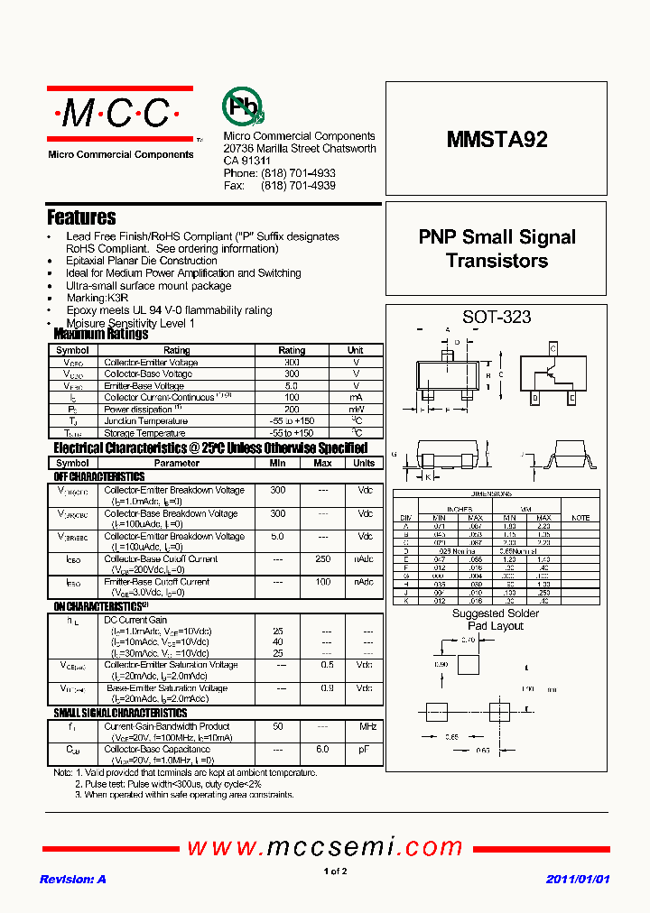 MMSTA9211_4879188.PDF Datasheet