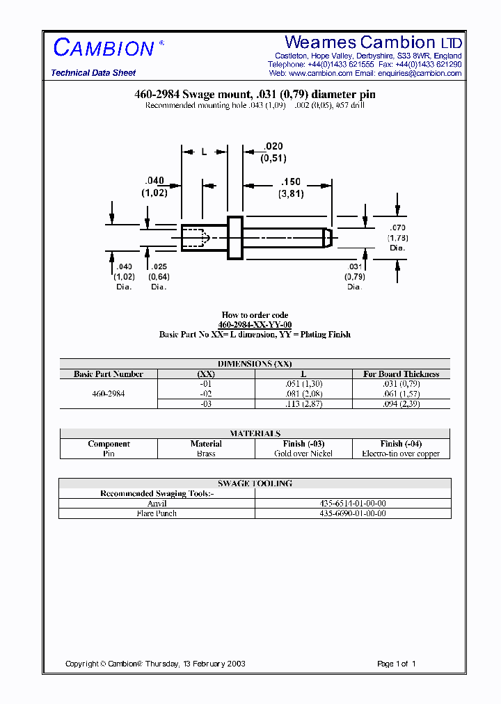 460-2984_5212167.PDF Datasheet