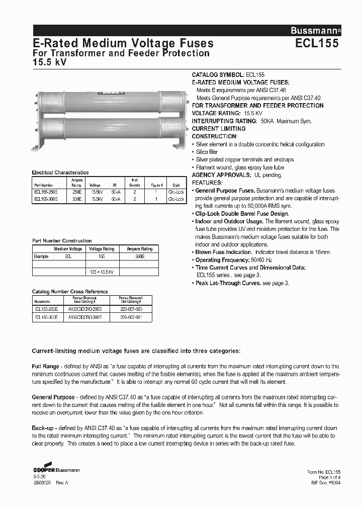 ECL155-250E_5305727.PDF Datasheet