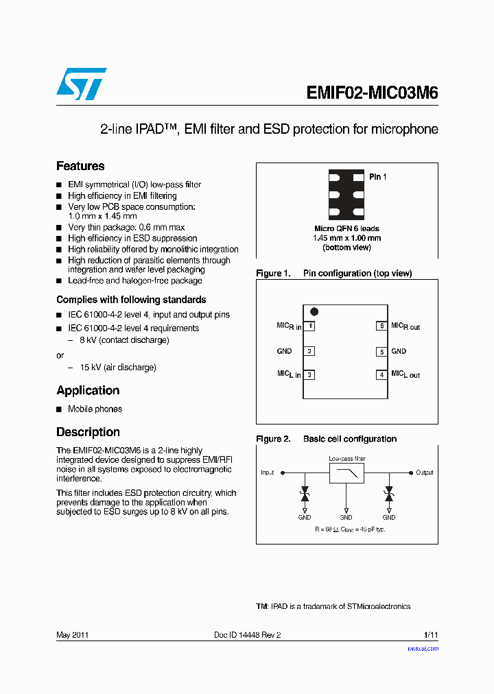 EMIF02-MIC03M611_5394135.PDF Datasheet