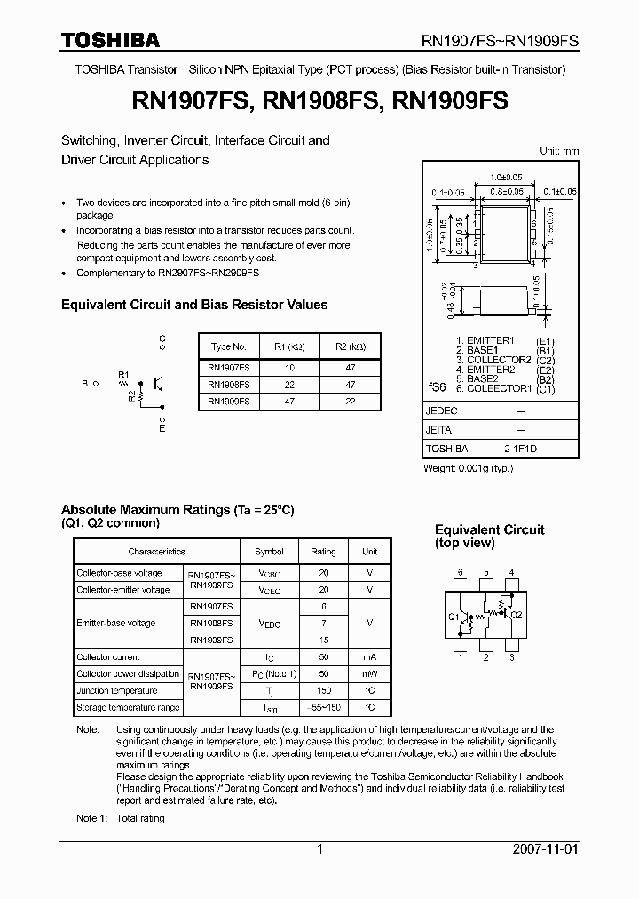 RN1907FS_5571759.PDF Datasheet