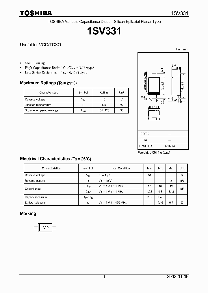 1SV331_5748486.PDF Datasheet