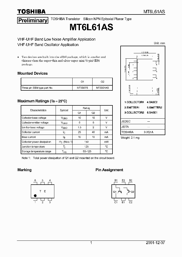 MT6L61AS_5765589.PDF Datasheet