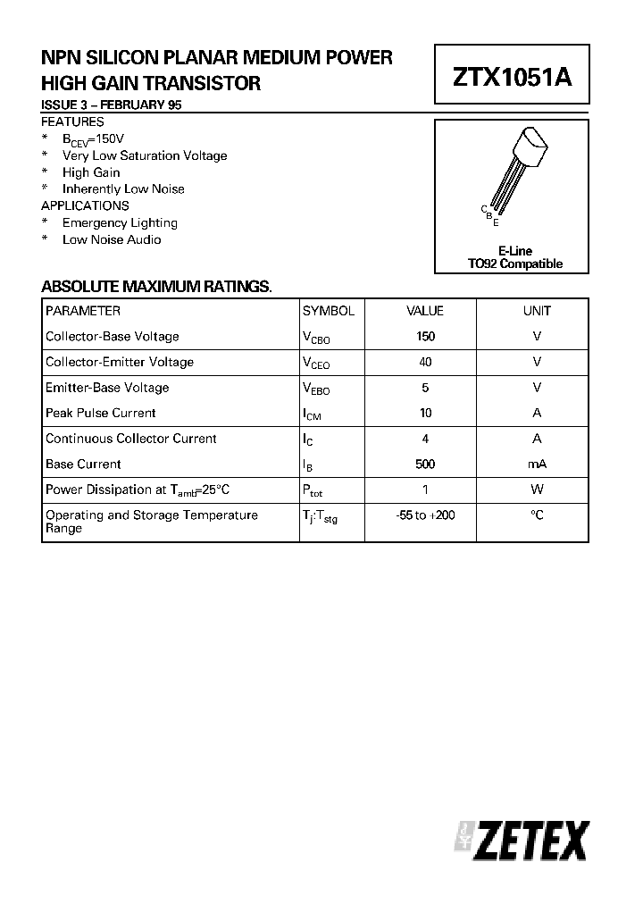 ZTX1051A_5943861.PDF Datasheet