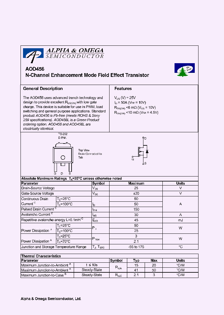 AOD456L_5949468.PDF Datasheet