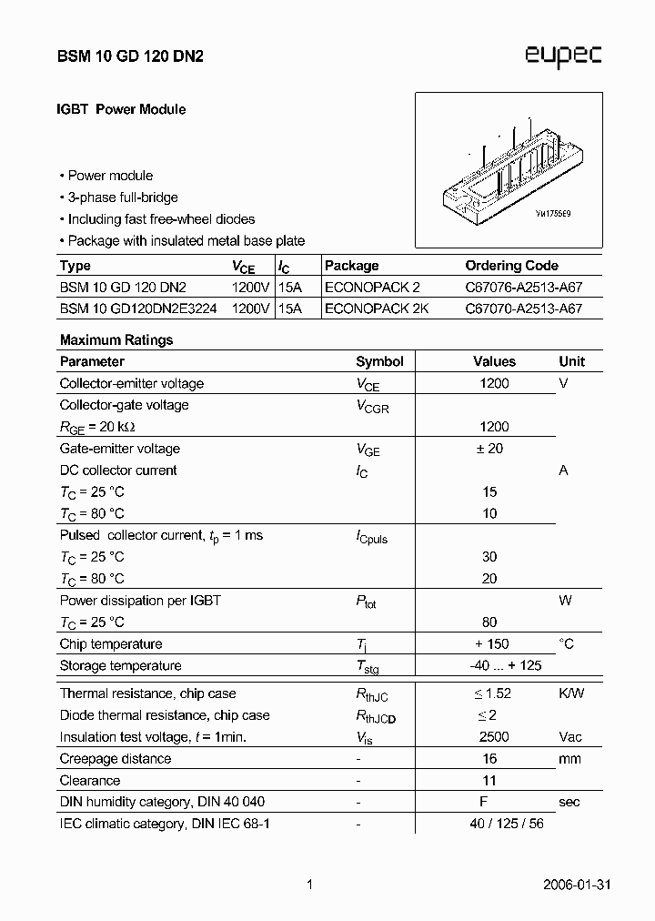 BSM10GD120DN2_6007511.PDF Datasheet