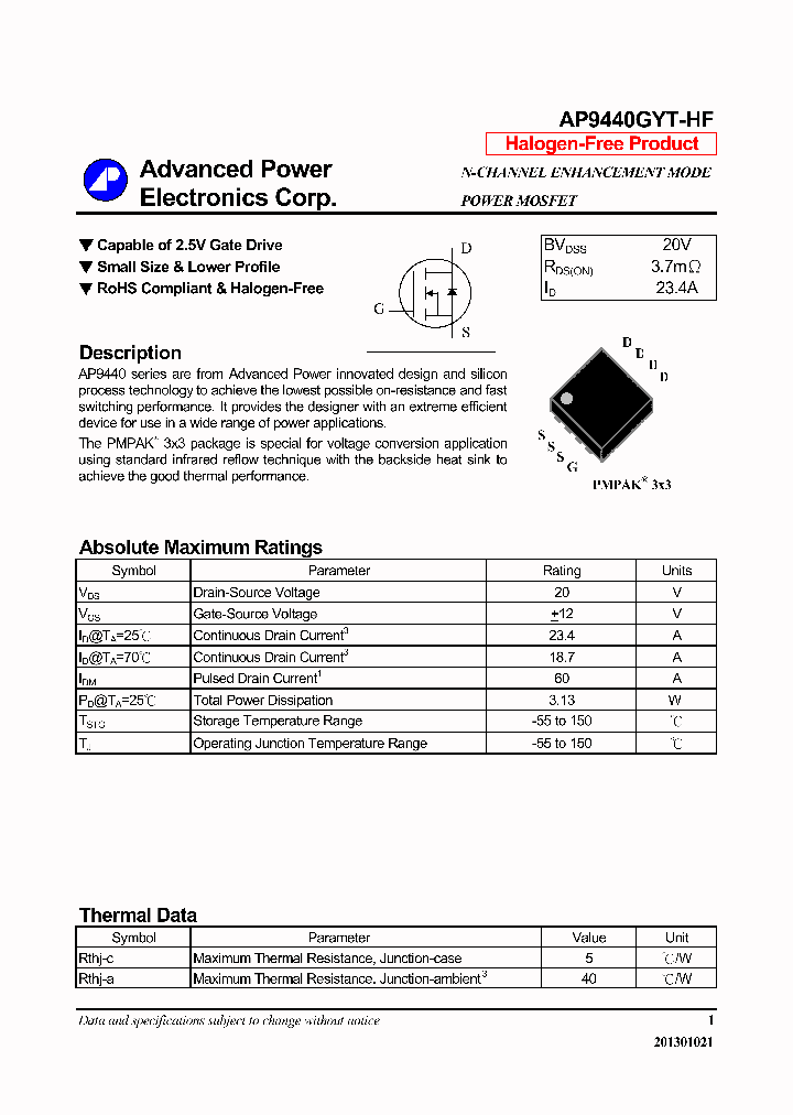 AP9440GYT-HF_6030470.PDF Datasheet