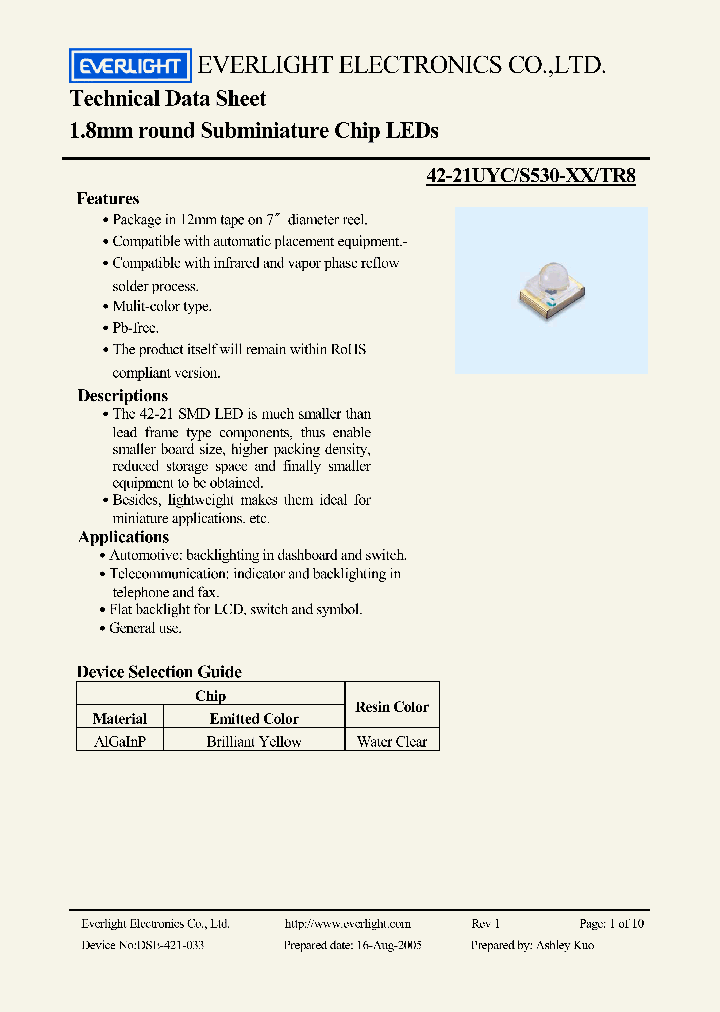 42-21UYC-S530-A3-TR8_6492409.PDF Datasheet