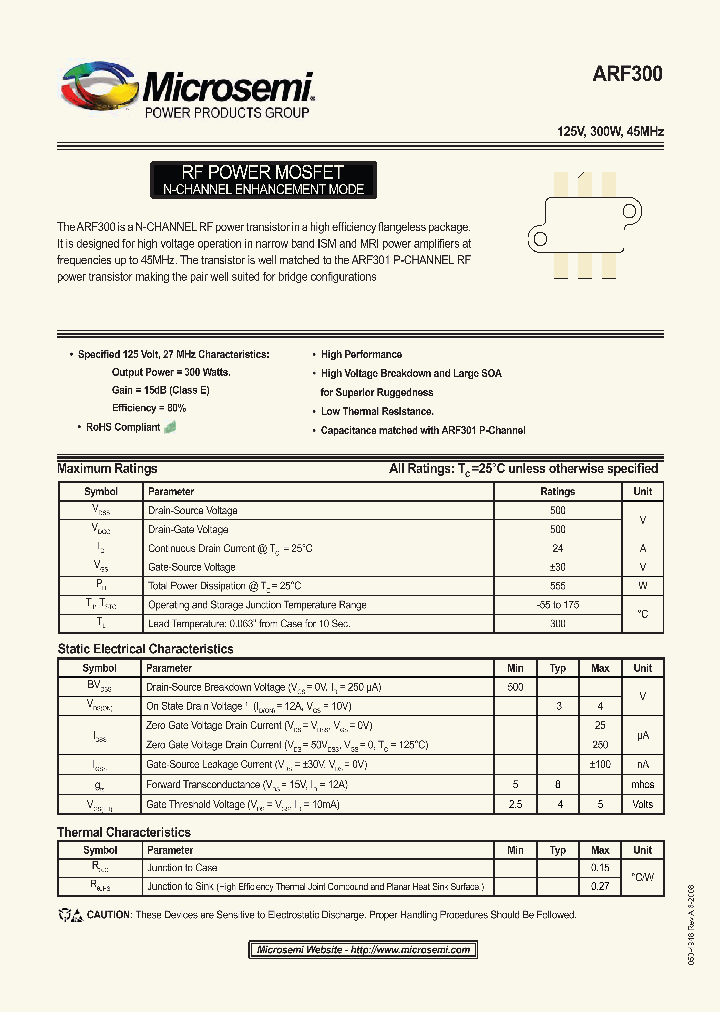 ARF300_6520415.PDF Datasheet