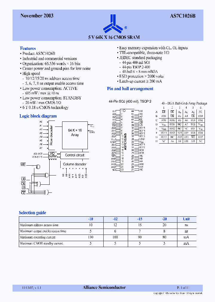 AS7C1026B-20BI_6622671.PDF Datasheet