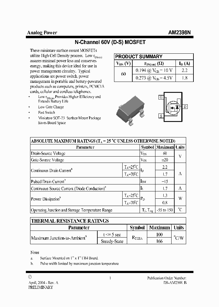 AM2398N_6948715.PDF Datasheet