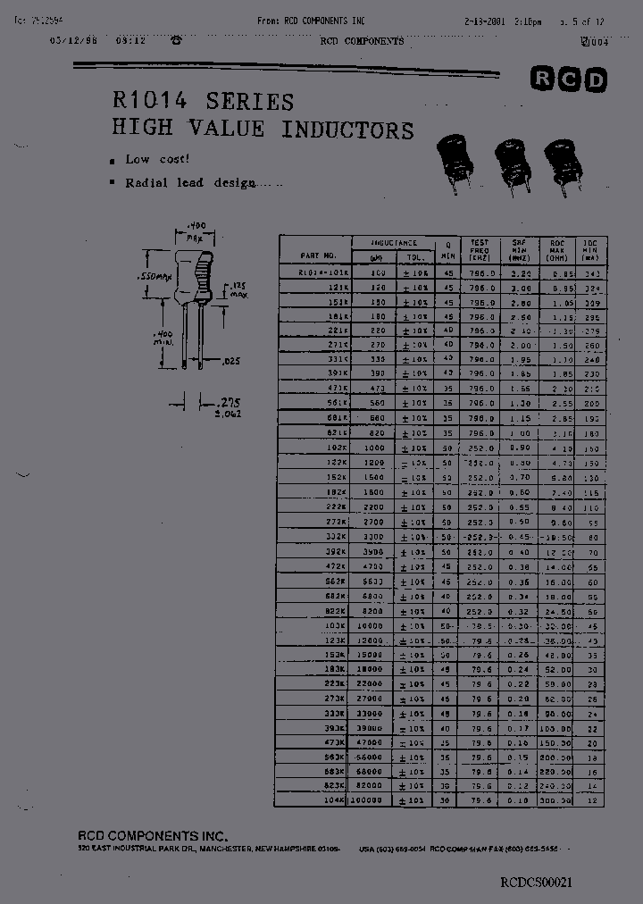 R1014-122K_6815985.PDF Datasheet