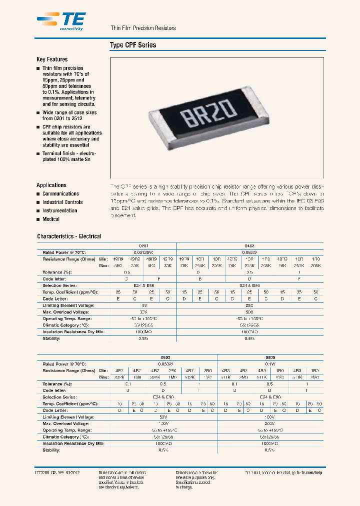 CPF0603B10KE1_6950539.PDF Datasheet