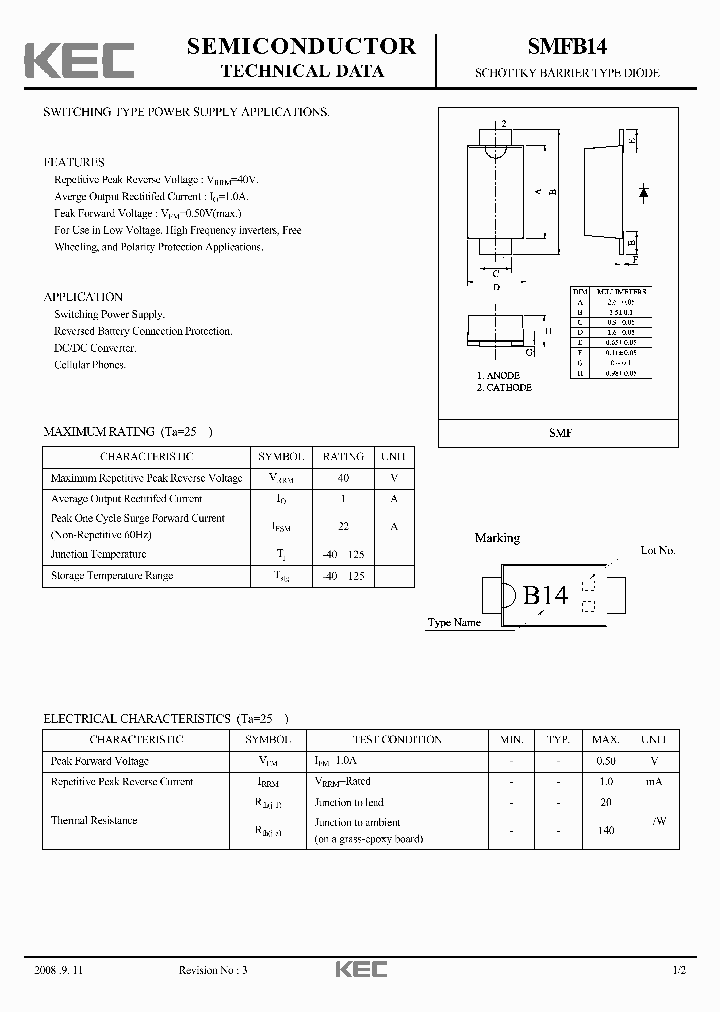 SMFB14_7195082.PDF Datasheet