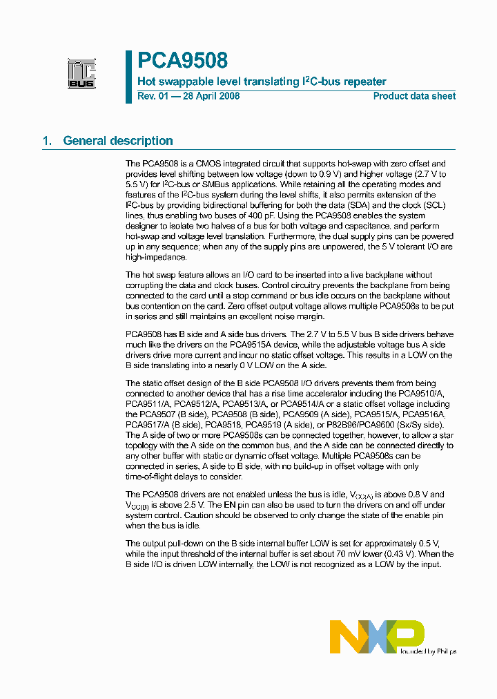 PCA9508_7246911.PDF Datasheet
