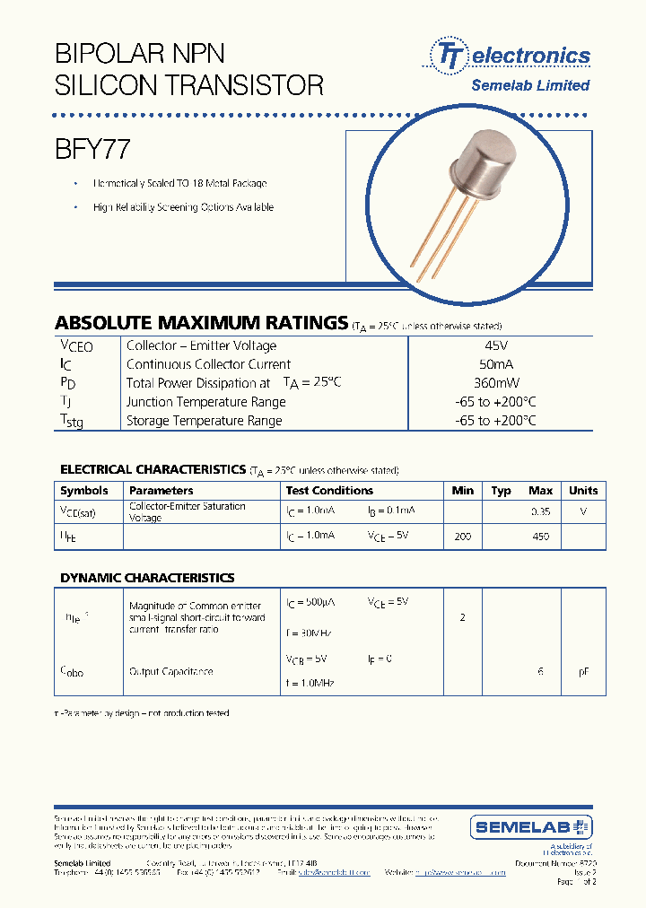 BFY7710_7409319.PDF Datasheet