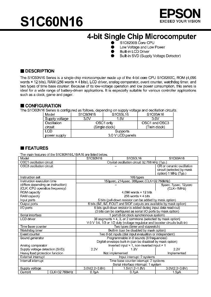 S1C60N16_7492631.PDF Datasheet