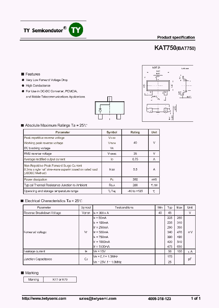 KAT750_7639383.PDF Datasheet