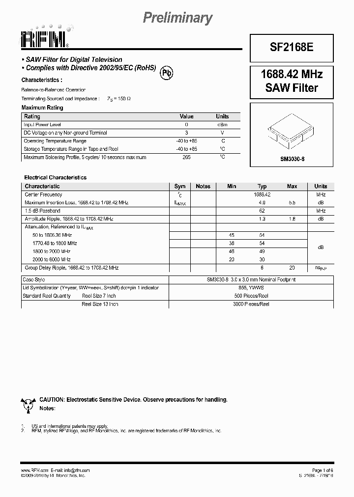 SF2168E_7661677.PDF Datasheet